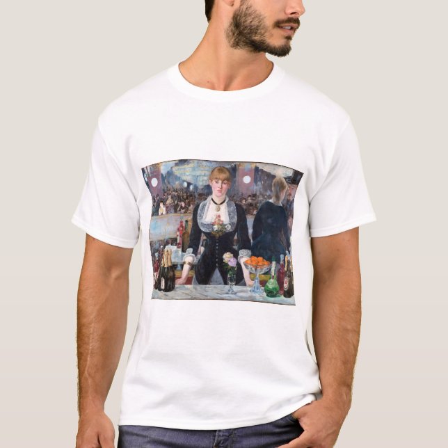 A Bar at the Folies-Bergere, Manet T-Shirt (Front)