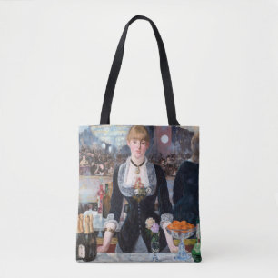 A Bar at the Folies-Bergere, Manet Tote Bag
