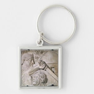 A Barbarian fighting a Roman legionary Key Ring