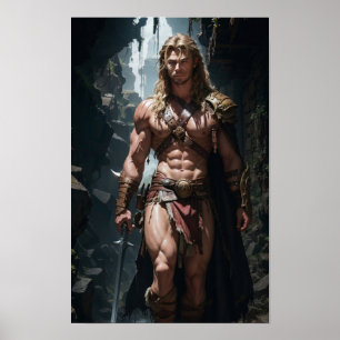 A Barbarian Won The Battle #1 Poster