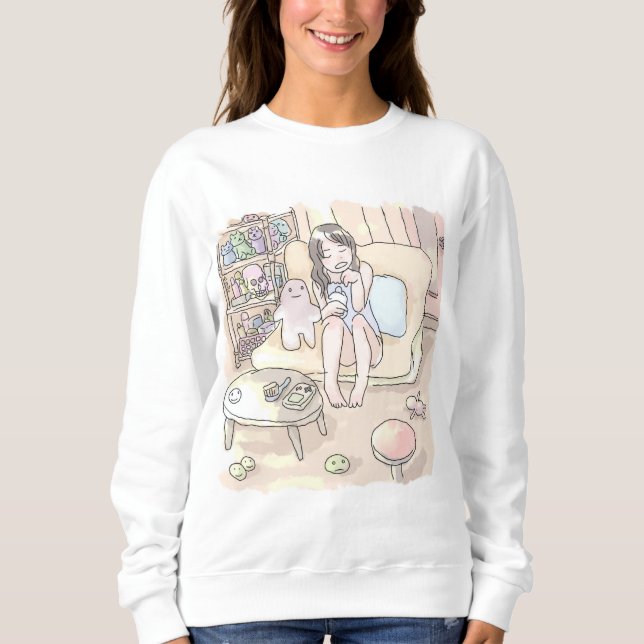 a bare foot sweatshirt (Front)