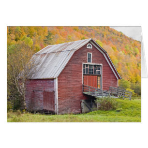A barn in Vermont's Green Mountains. Hancock, 2
