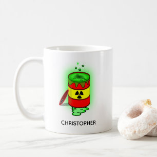 A Barrel of Green Toxic Waste Funny Coffee Mug
