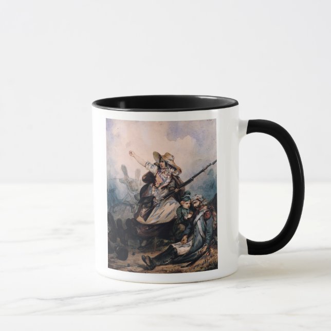 A Barricade in 1830, 1834 Mug (Right)
