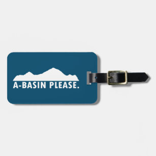 A-Basin Please Luggage Tag