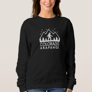 A Basin Yeti Sasquatch Night Walker Arapahoe Colou Sweatshirt