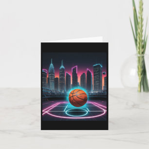 A Basketball-themed Image Featuring A Vibrant And Card