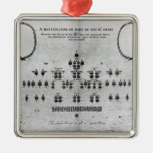 A Battalion of Part of his Majesty's Army Metal Tree Decoration