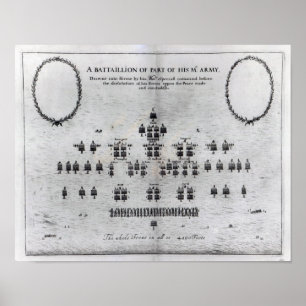 A Battalion of Part of his Majesty's Army Poster