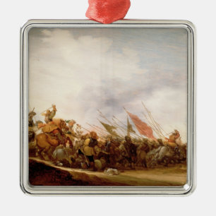 A Battle Scene, 1653 Metal Tree Decoration