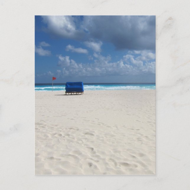 A Beach Chair Awaits Postcard (Front)