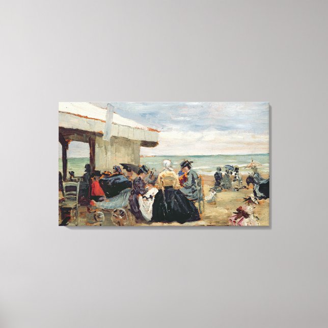 A Beach Scene Canvas Print (Front)