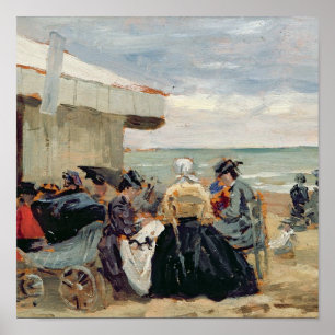 A Beach Scene Poster