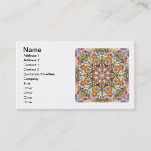 A Bead Mandala Business Card