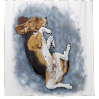 A Beagle Is For Christmas Lover Gift Shower Curtain