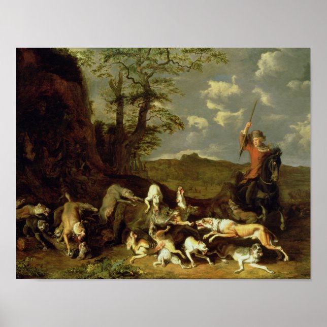 A Bear Hunt, 1655 Poster (Front)