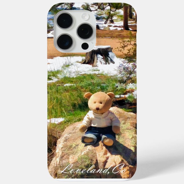 "A Bear in the Mountains" by MaryZimmermanDesigns Case-Mate iPhone Case (Back)