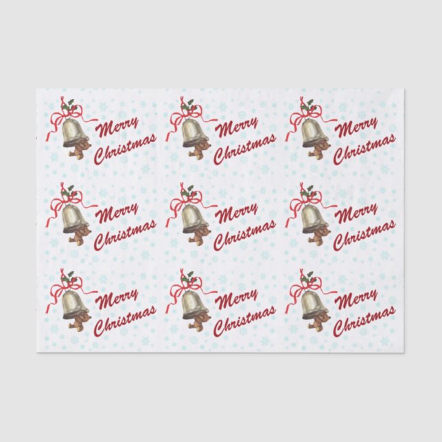 A Bearry Merry Christmas Tissue Paper (Front)