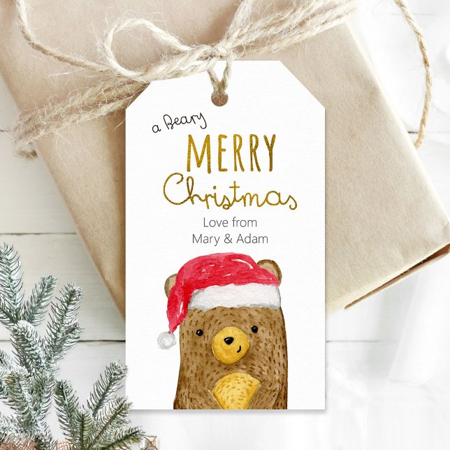A beary Merry Christmas tag (Creator Uploaded)
