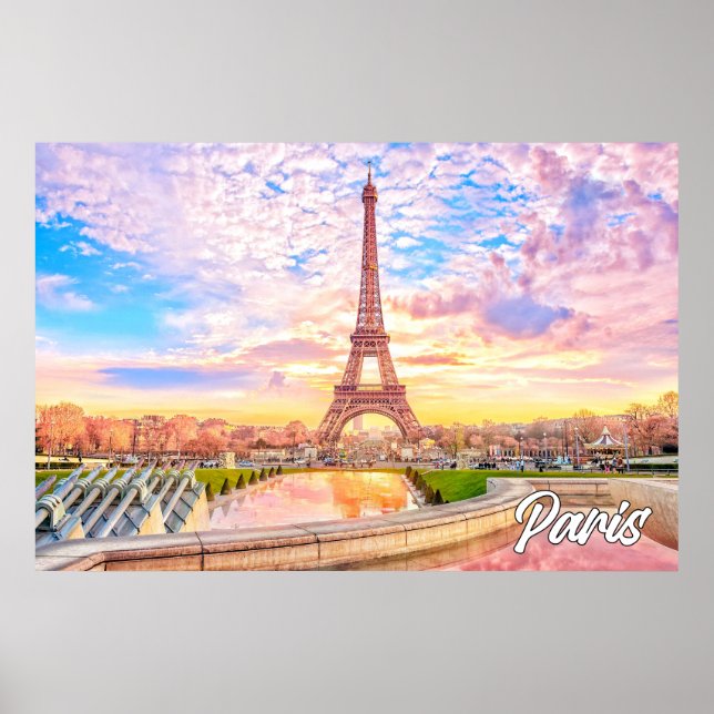 A Beautiful Afternoon In Paris, France Poster (Front)