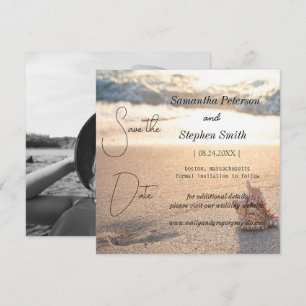 A beautiful beach in Seychelles, your picture save The Date