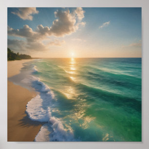 A beautiful beach poster