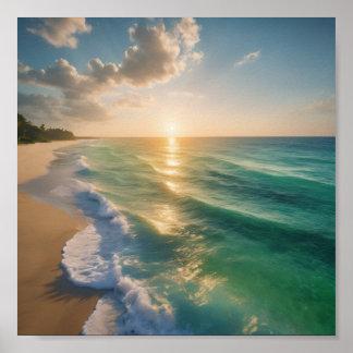 A beautiful beach poster