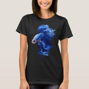 A Beautiful Blue Guppy fish Fancy Guppies Thai fig T-Shirt