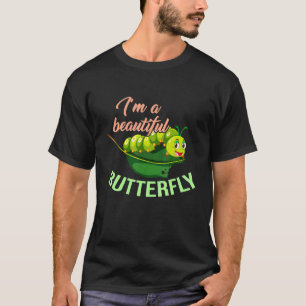 A Beautiful Butterfly Caterpillars Life Cycle Inse T-Shirt