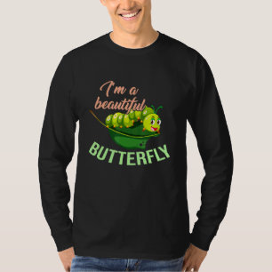A Beautiful Butterfly Caterpillars Life Cycle Inse T-Shirt