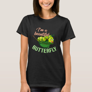 A Beautiful Butterfly Caterpillars Life Cycle Inse T-Shirt