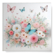 A beautiful canvas for the baby girl's room