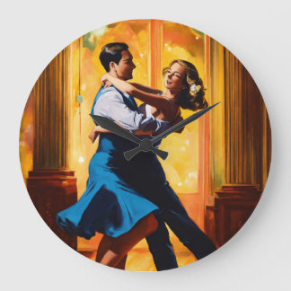 A beautiful couple dance wall clock could be 