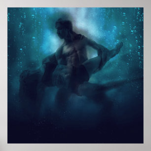 A beautiful couple dancing poster