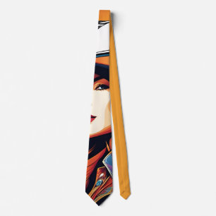 A beautiful cowboy woman tie