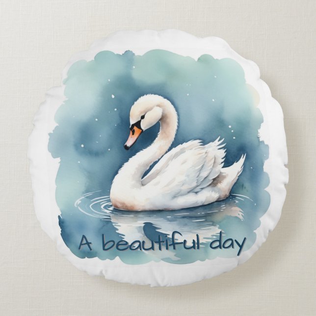 A Beautiful Day set  Round Cushion (Front)