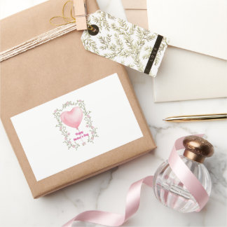A beautiful design for Mother's Day- Pastel pink Rectangular Sticker