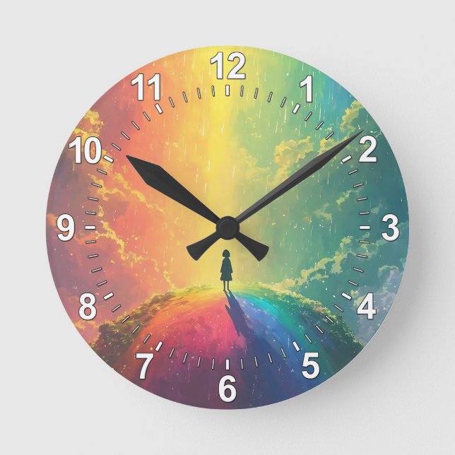 A Beautiful Dream Round Clock (Front)