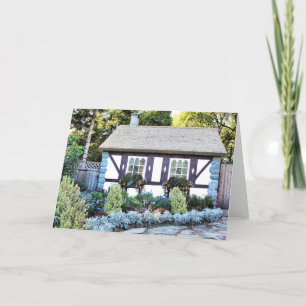 A beautiful English Cottage - Blank Card