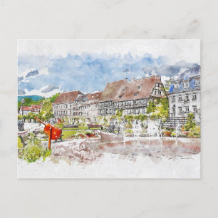 A beautiful estate postcard