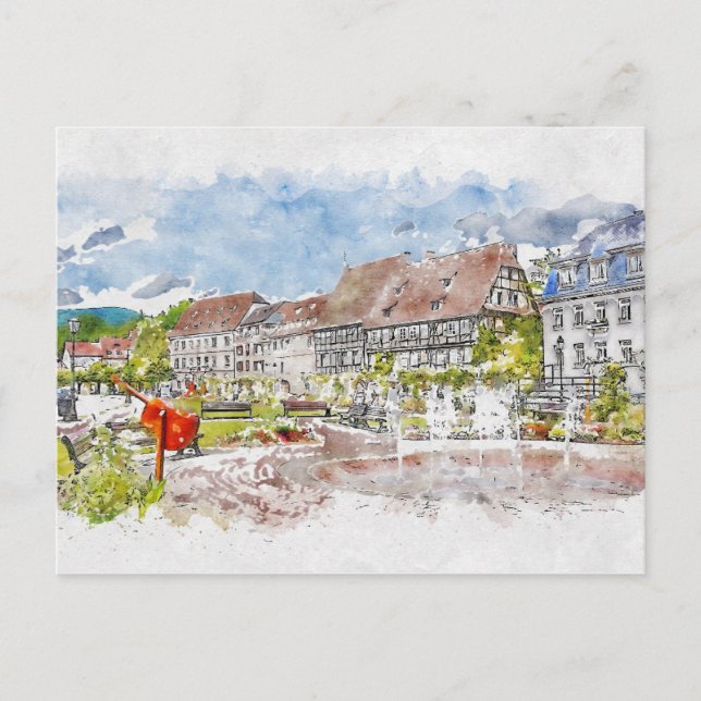 A beautiful estate postcard (Front)