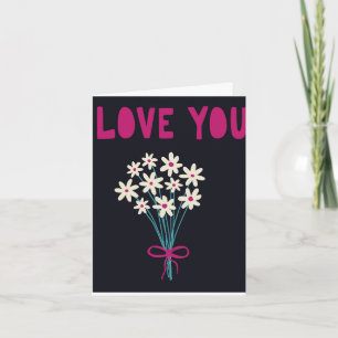 A beautiful floral invitation for Valentine's Day