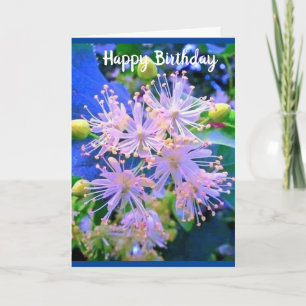 A "BEAUTIFUL FLOWER" FOR "YOUR BIRTHDAY" CARD