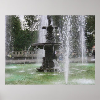 A Beautiful Fountain in the Alameda Mexico DF 2 Poster