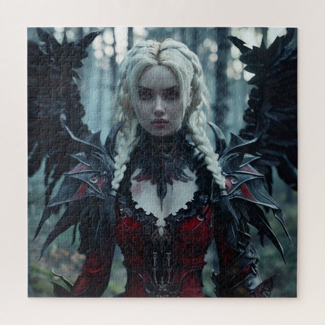 A Beautiful Gothic Angel Jigsaw Puzzle (Vertical)