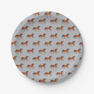 A beautiful horse Paper Plate