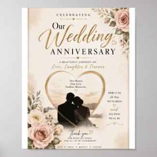 A Beautiful Journey: Celebrating Our Anniversary Poster