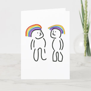 a beautiful journey wedding invitation LGBTQ