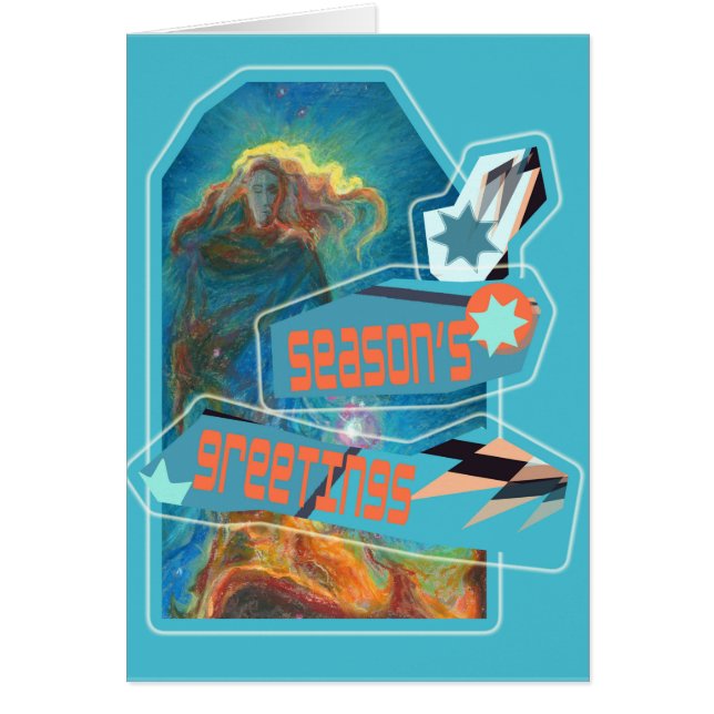 A beautiful Lady Nebula Seasonal Greetings (Front)