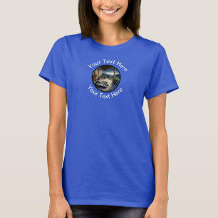 A Beautiful Maine Coon Cat with Custom Text T-Shirt
